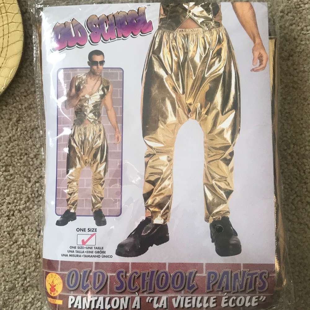 McHammer Gold Pants and matching hat